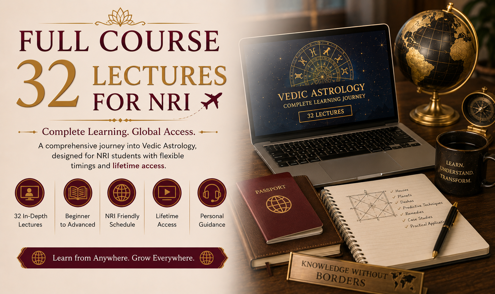 Full course – 32 Lectures for NRI